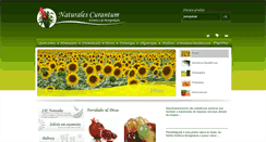 Desktop Screenshot of naturalescurantum.com.br